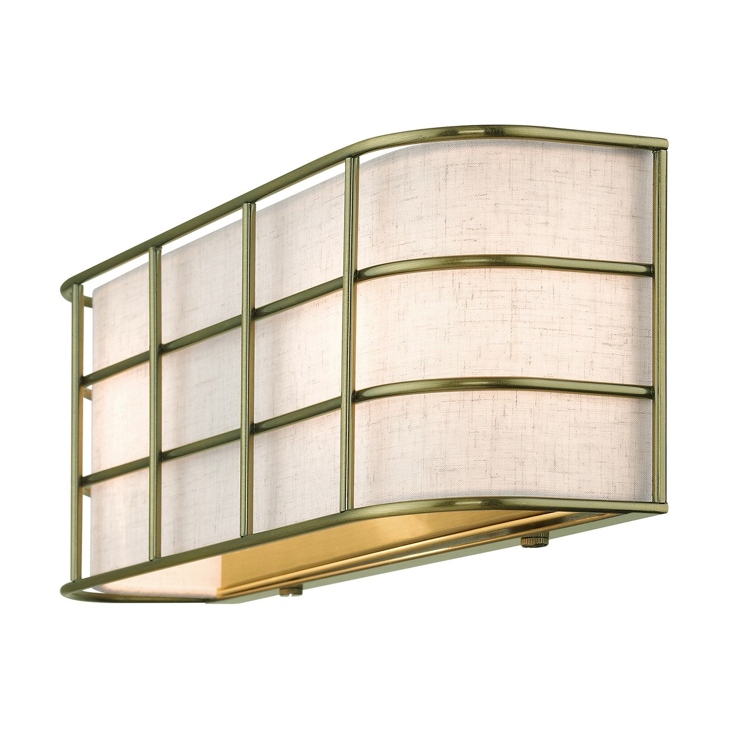2 Light Antique Brass Ada Sconce
