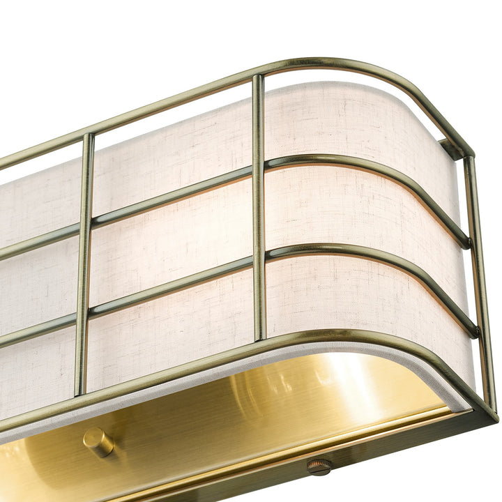 2 Light Antique Brass Ada Sconce