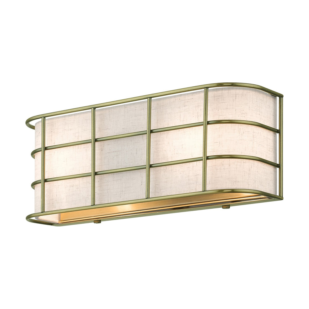 2 Light Antique Brass Ada Sconce