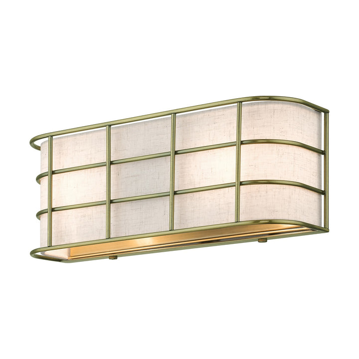 2 Light Antique Brass Ada Sconce