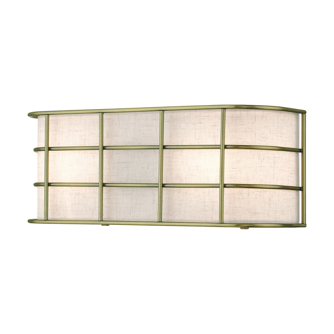 2 Light Antique Brass Ada Sconce