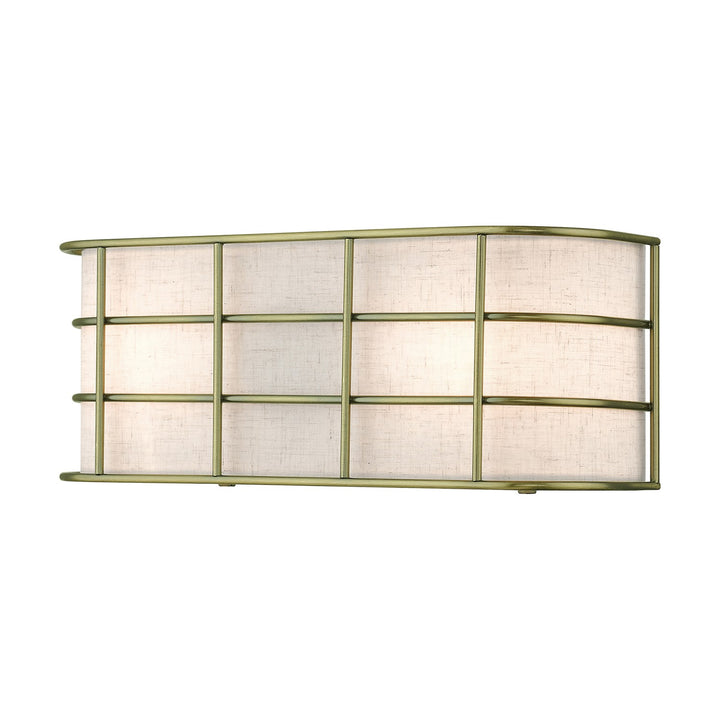 2 Light Antique Brass Ada Sconce