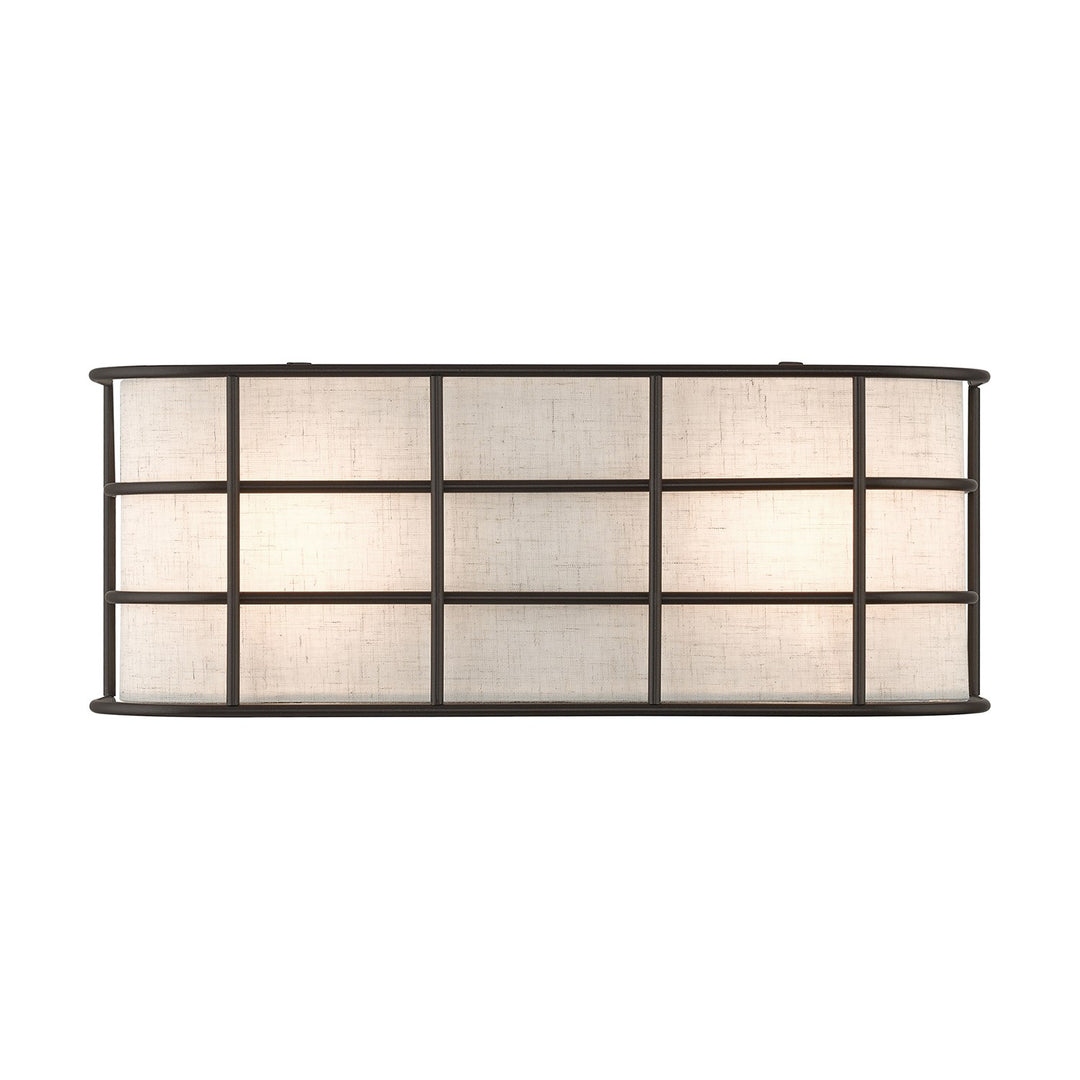2 Light English Bronze Ada Sconce by Livex Lighting