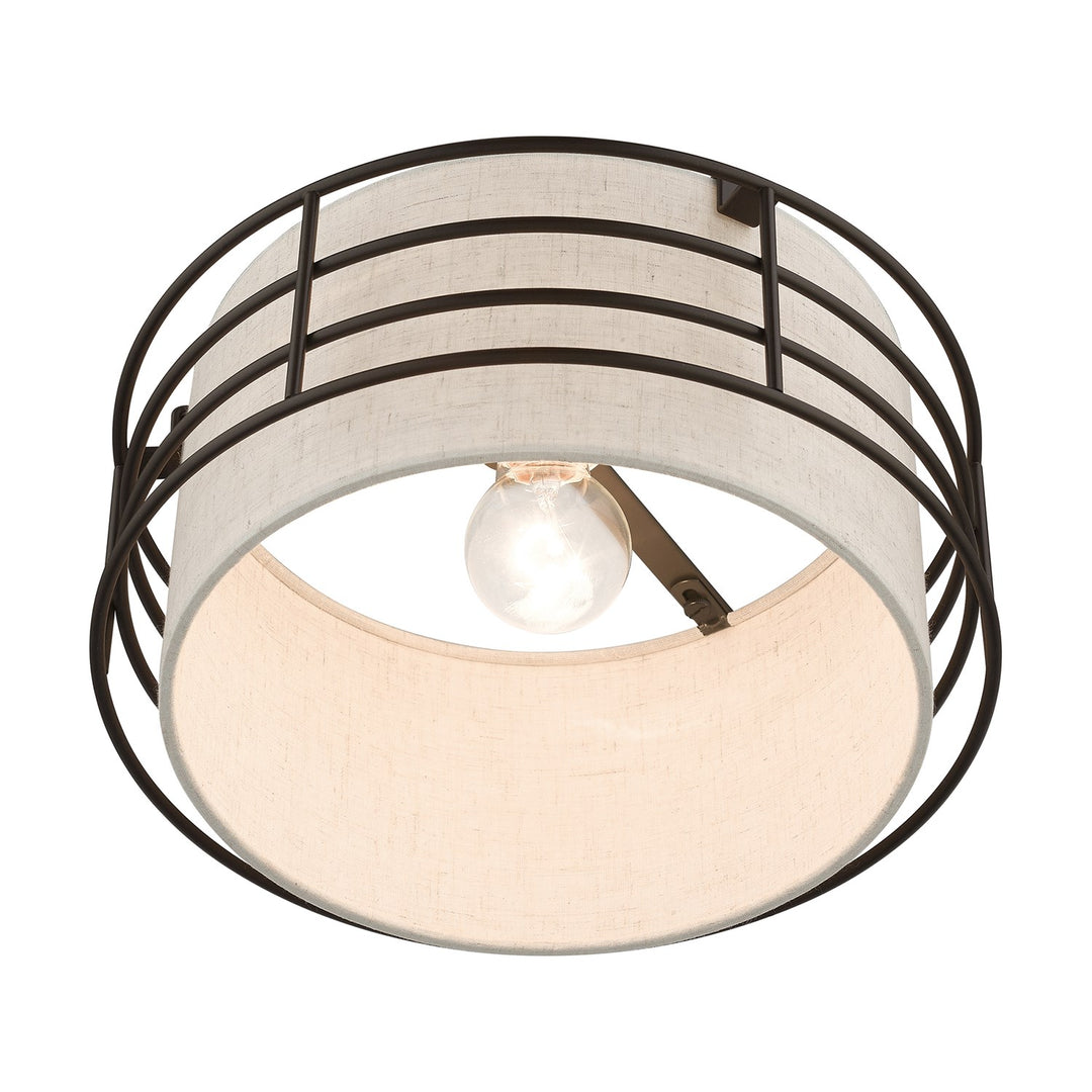 1 Light English Bronze Medium Semi-Flush