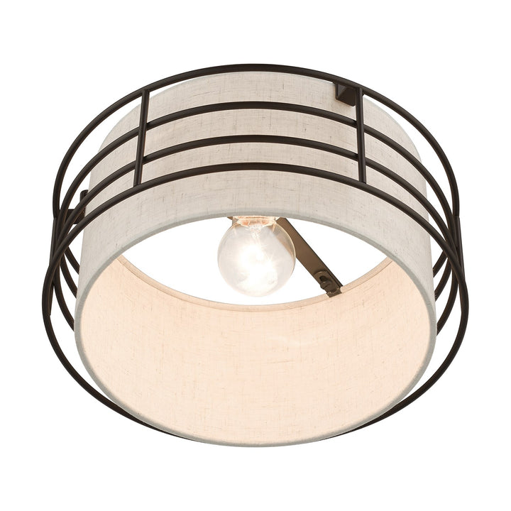 1 Light English Bronze Medium Semi-Flush