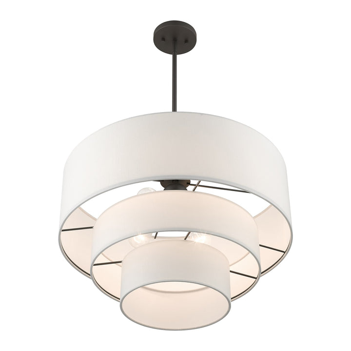 4 Light Bronze Pendant Chandelier
