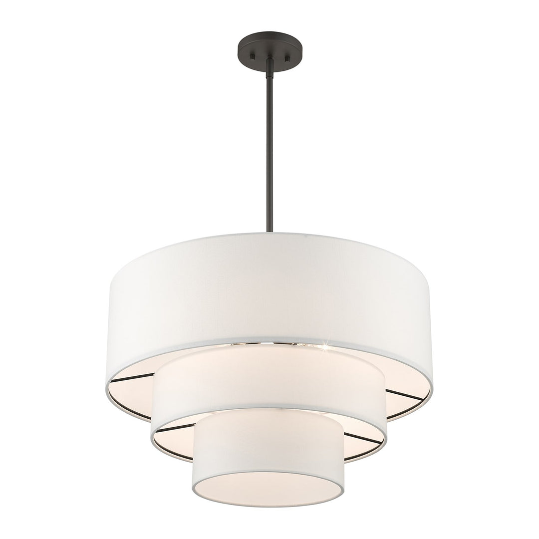 4 Light Bronze Pendant Chandelier
