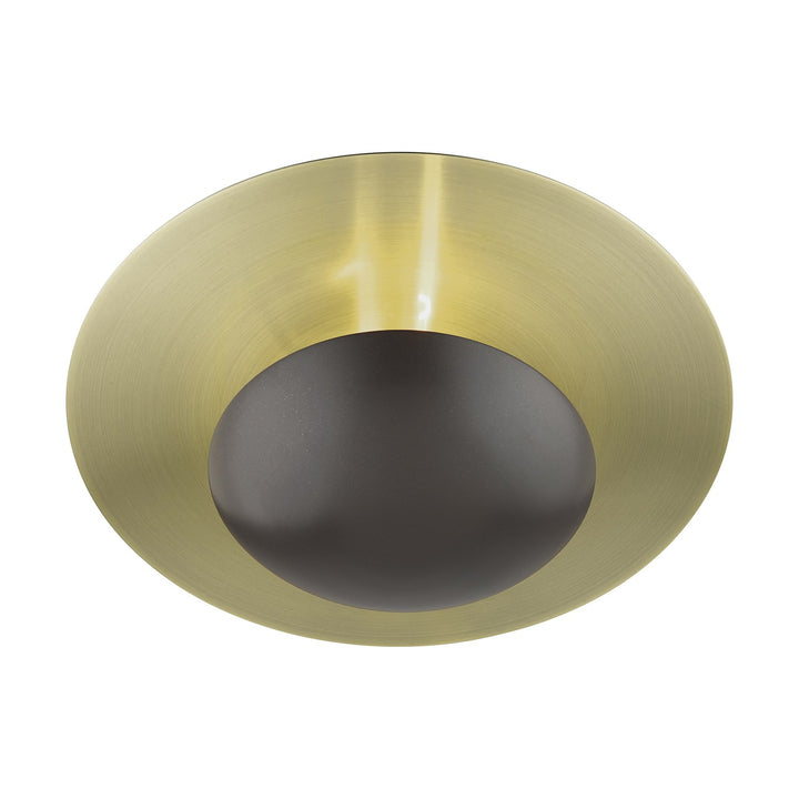 2 Light English Bronze Large Semi-Flush/ Wall Sconce