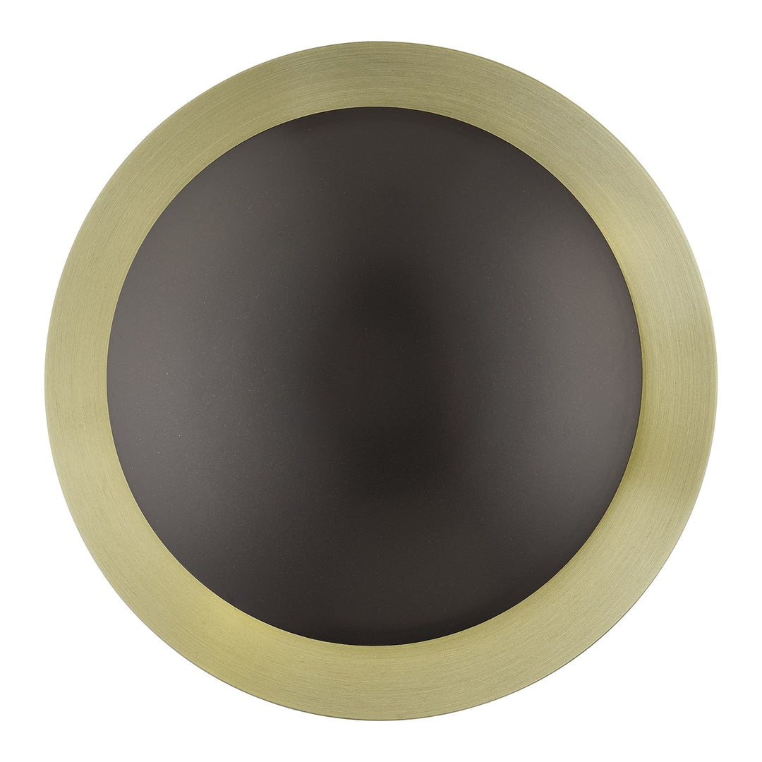 2 Light English Bronze Medium Semi-Flush/ Wall Sconce by Livex Lighting