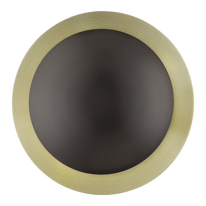 2 Light English Bronze Medium Semi-Flush/ Wall Sconce by Livex Lighting