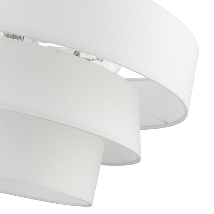 4 Light Brushed Nickel Pendant Chandelier