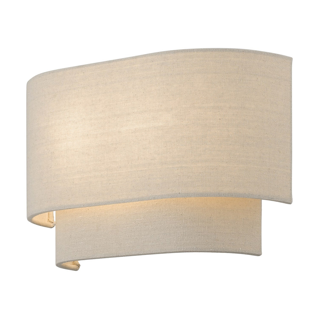2 Light Antique Gold Leaf Ada Sconce