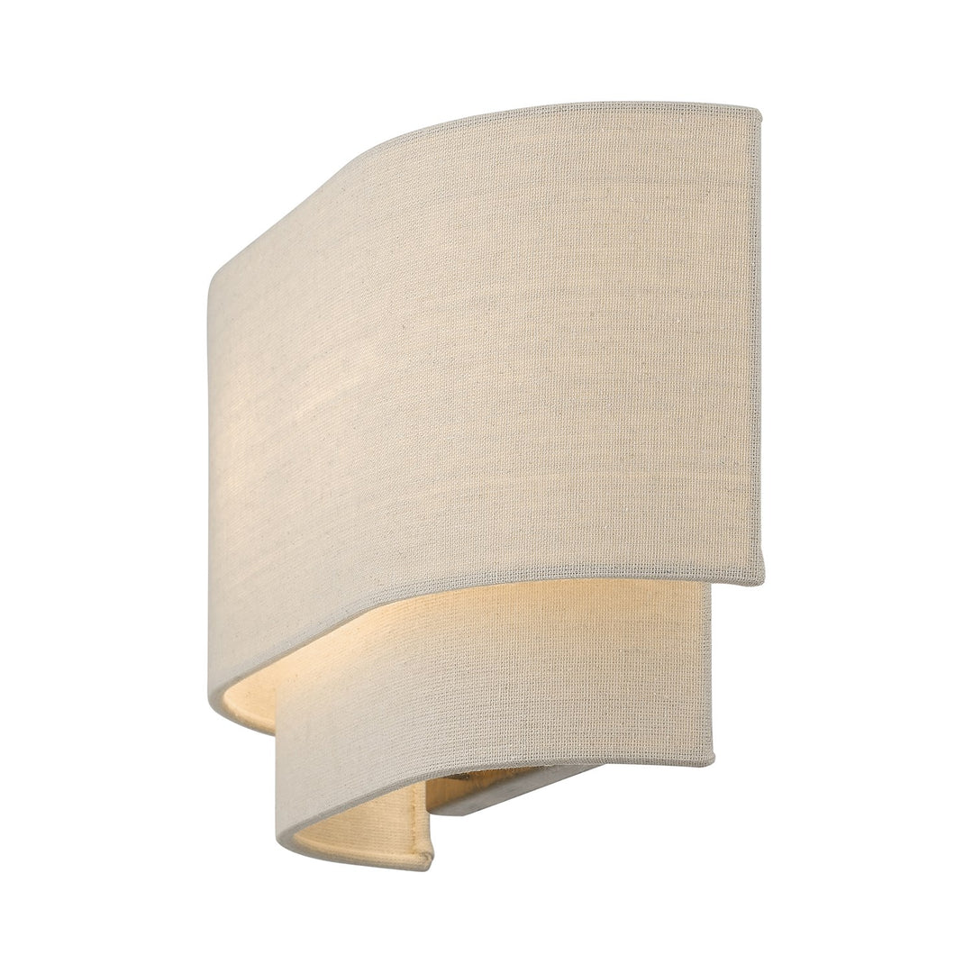2 Light Antique Gold Leaf Ada Sconce