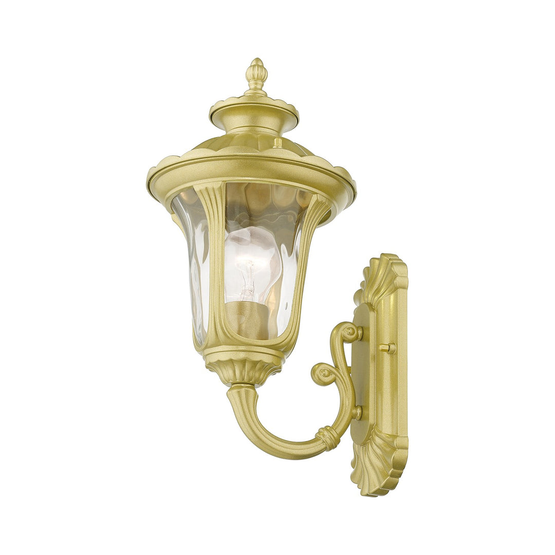 1 Light Soft Gold Outdoor Small Wall Lantern