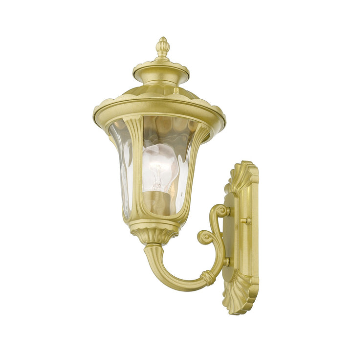 1 Light Soft Gold Outdoor Small Wall Lantern