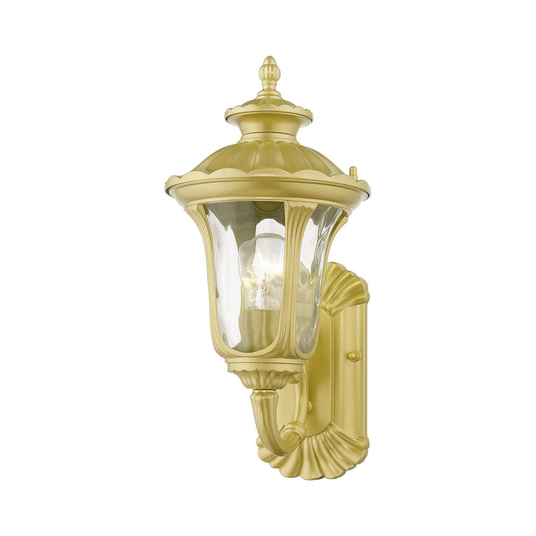 1 Light Soft Gold Outdoor Small Wall Lantern