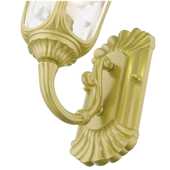 1 Light Soft Gold Outdoor Small Wall Lantern
