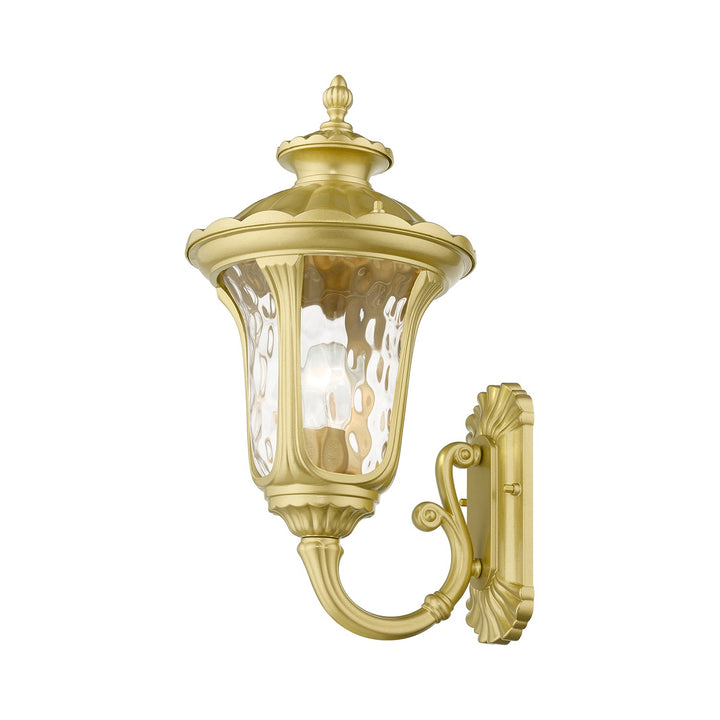 1 Light Soft Gold Outdoor Medium Wall Lantern