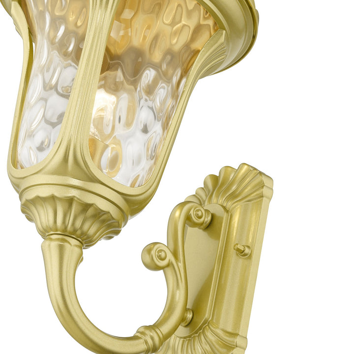 1 Light Soft Gold Outdoor Medium Wall Lantern
