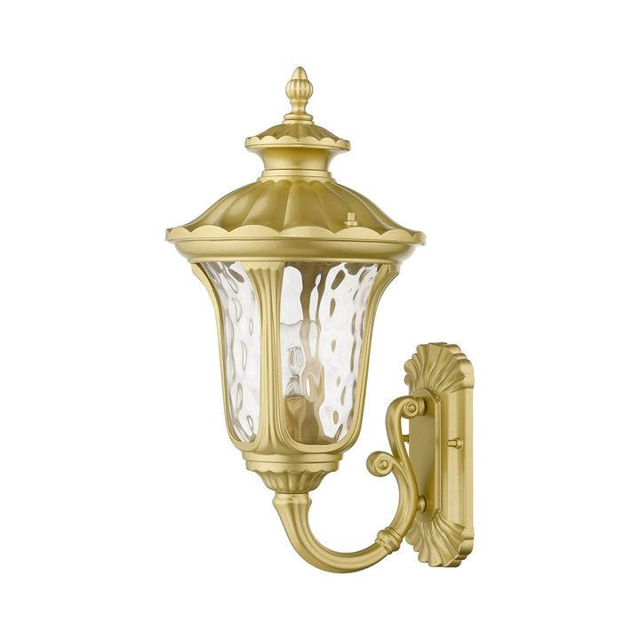 1 Light Soft Gold Outdoor Medium Wall Lantern