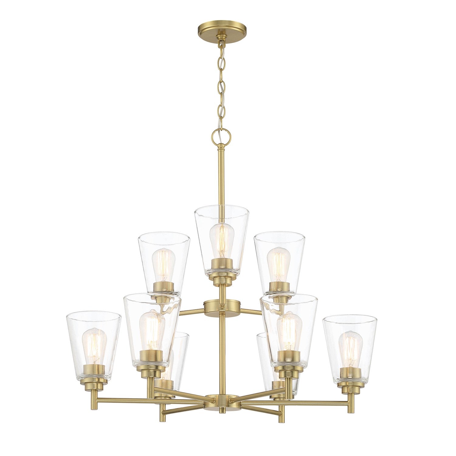 9 Light Chandelier by Designers Fountain