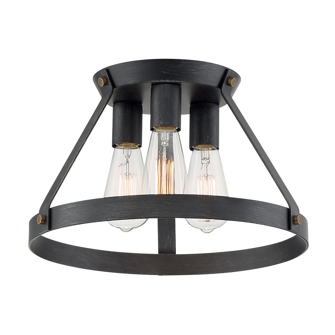 3 Light Semi Flushmount by Designers Fountain