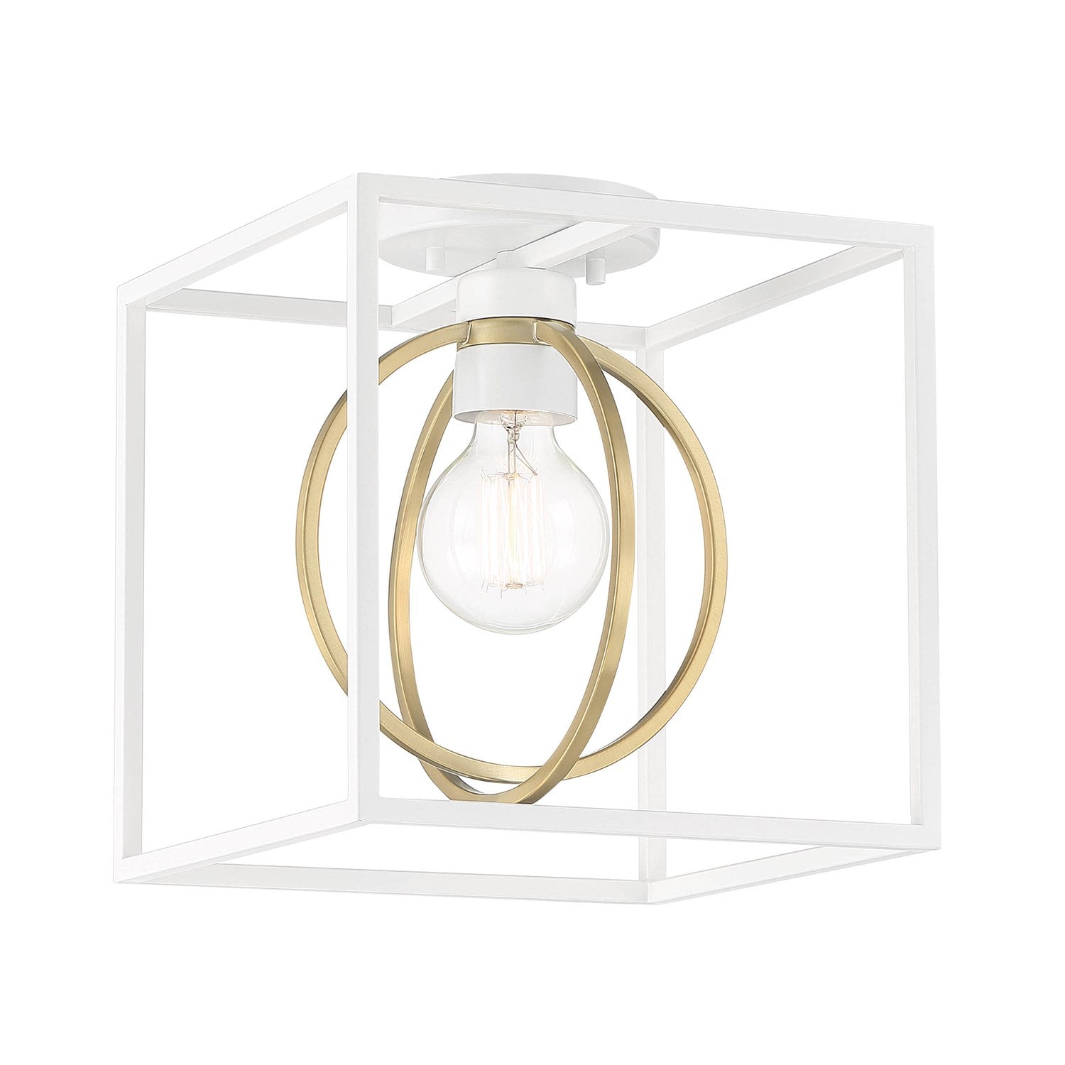 1 Light Semi Flush by Designers Fountain