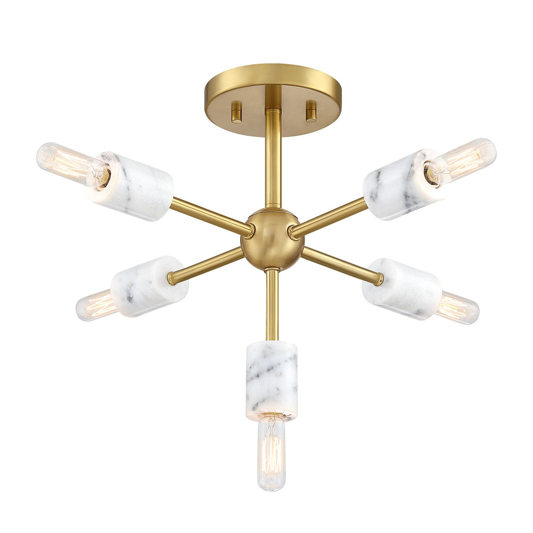 5 Light Semi Flush Mount by Designers Fountain
