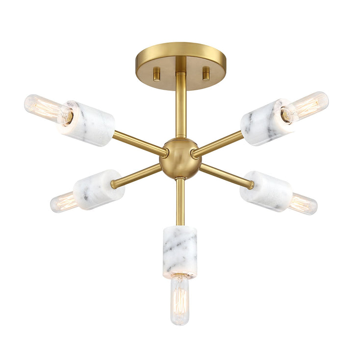 5 Light Semi Flush Mount by Designers Fountain