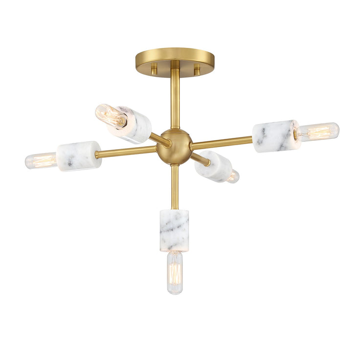 5 Light Semi Flush Mount