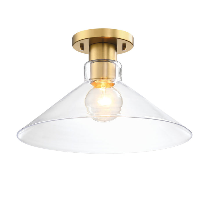 1 Light Semi Flush Mount