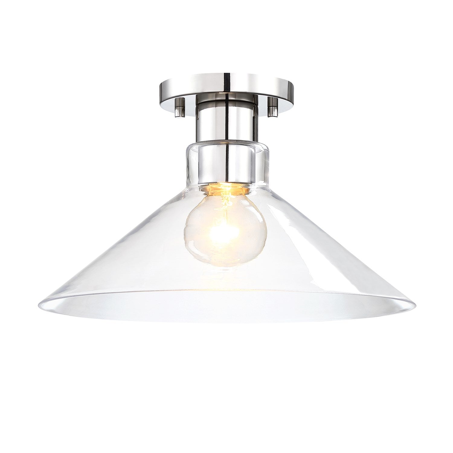 1 Light Semi Flush Mount