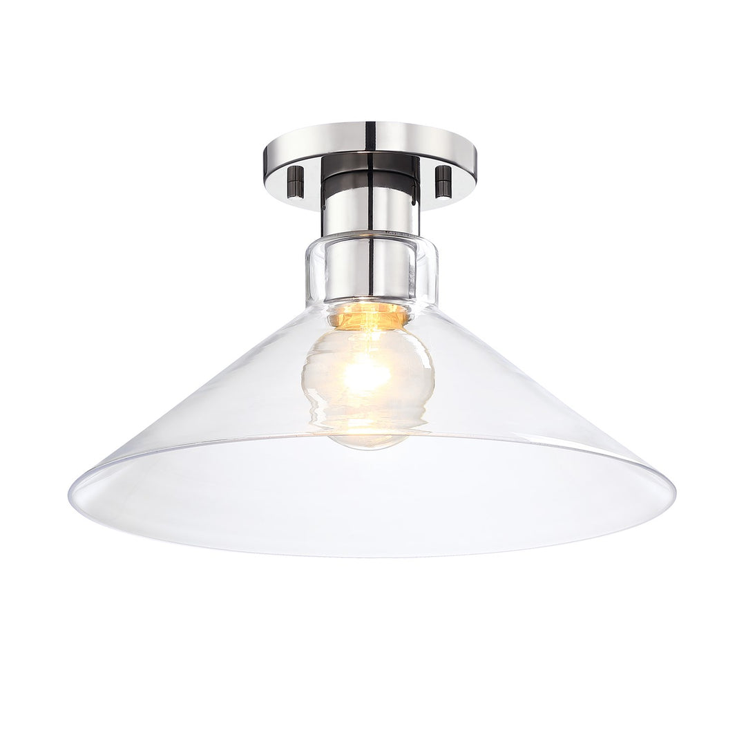 1 Light Semi Flush Mount