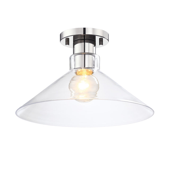 1 Light Semi Flush Mount
