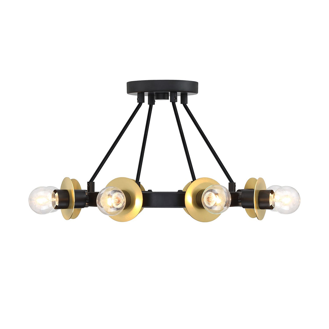 8 Light Semi Flush Mount by Designers Fountain