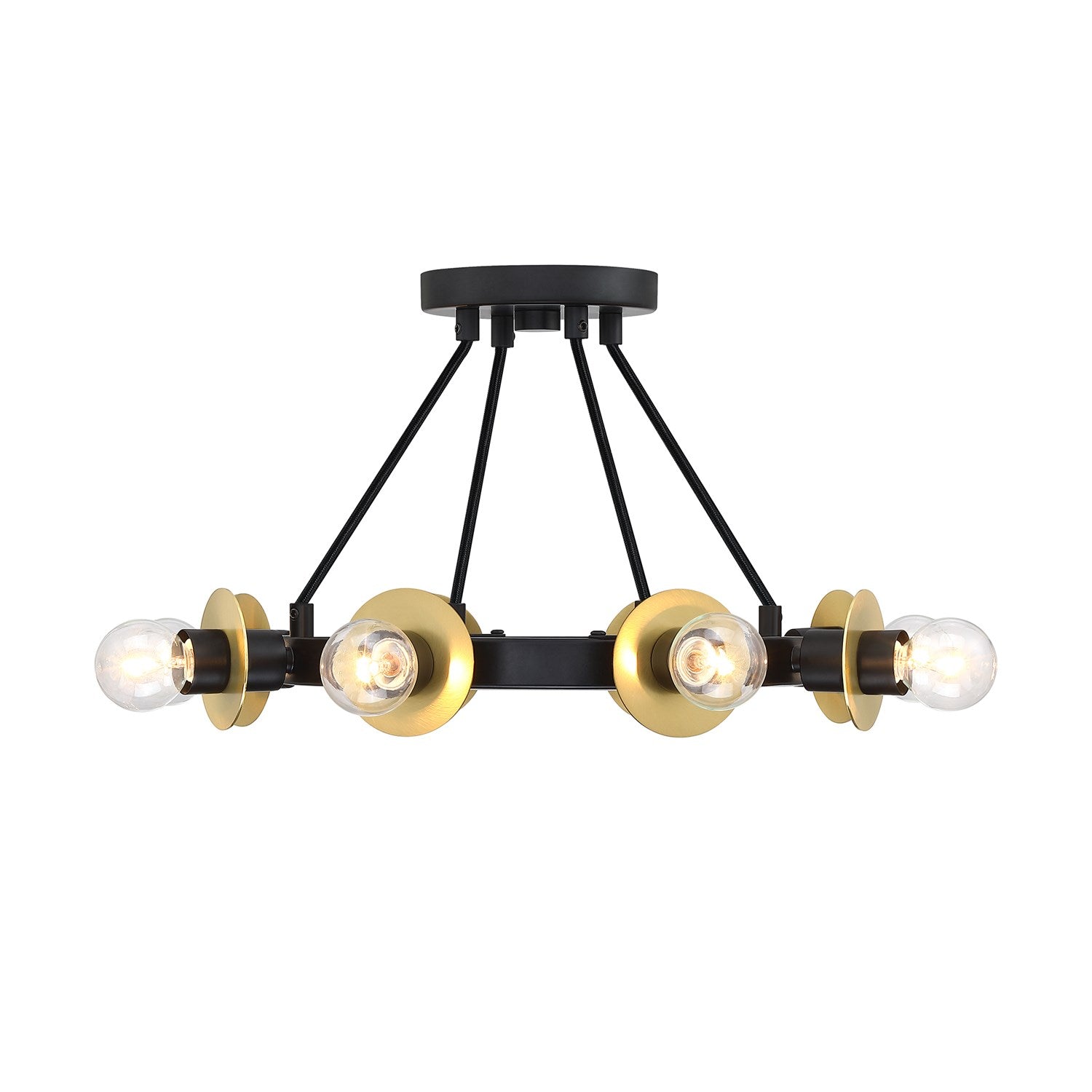 8 Light Semi Flush Mount by Designers Fountain