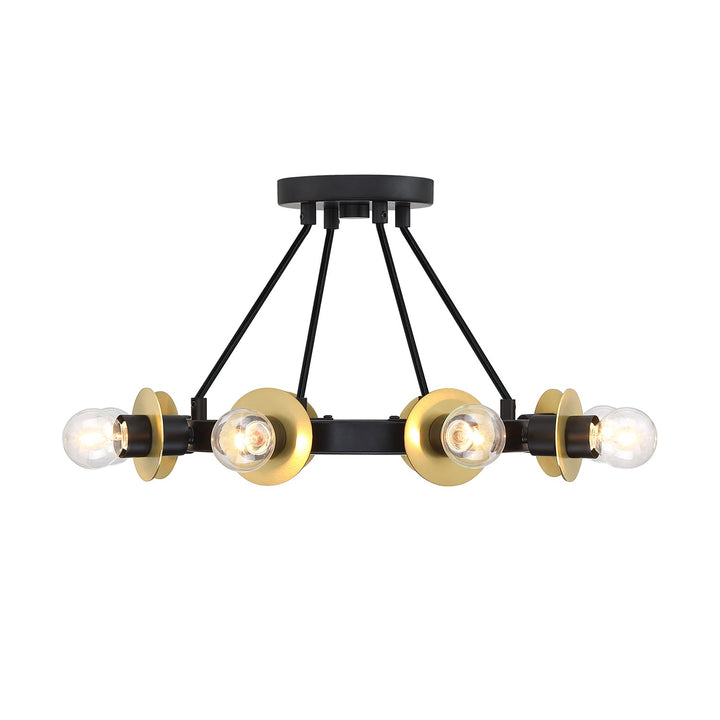 8 Light Semi Flush Mount by Designers Fountain