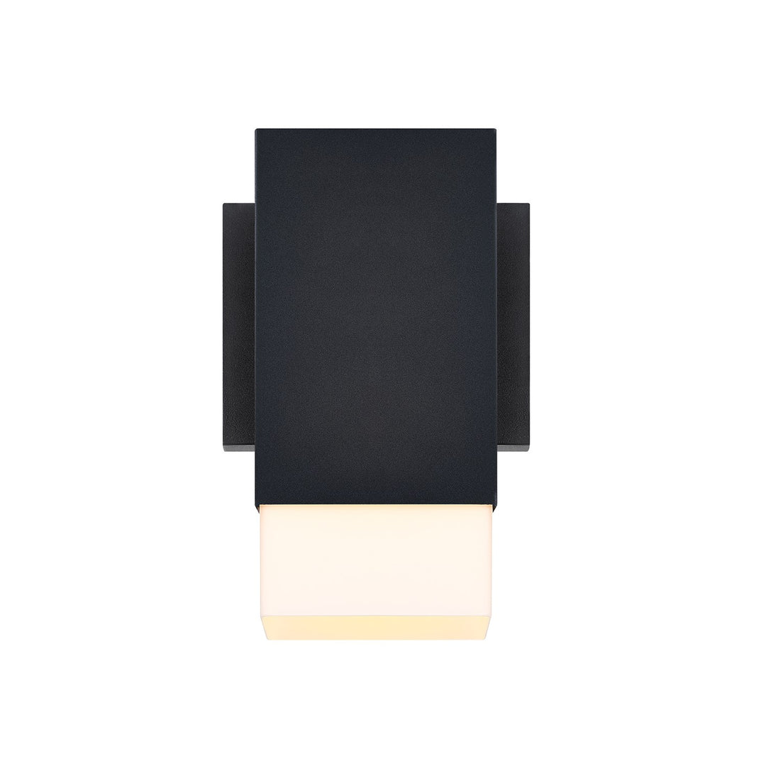 Black Outdoor Hardwired Wall Sconce by Designers Fountain
