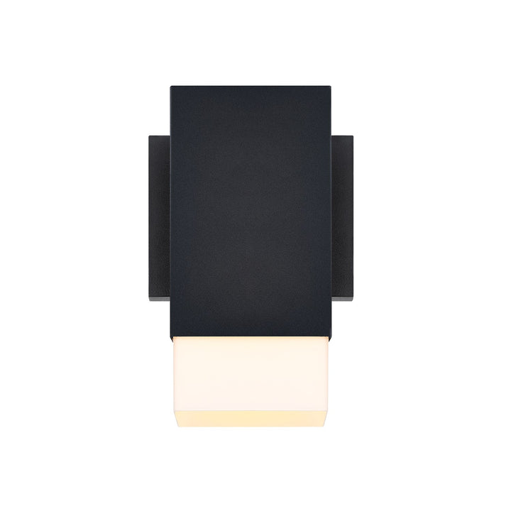 Black Outdoor Hardwired Wall Sconce by Designers Fountain
