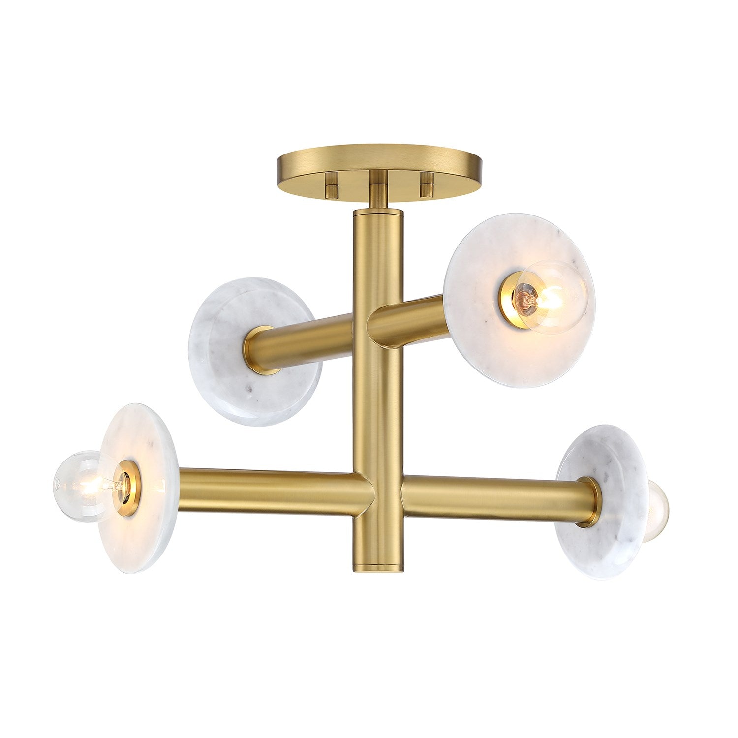 4 Light Semi Flush Mount by Designers Fountain
