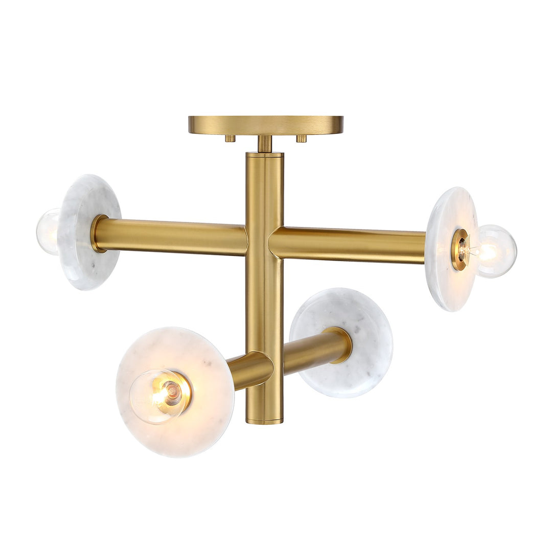 4 Light Semi Flush Mount