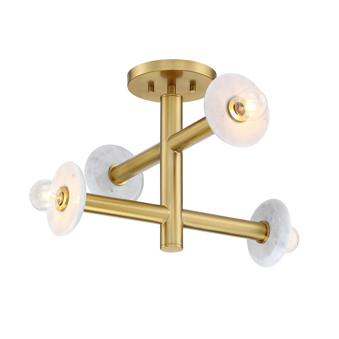 4 Light Semi Flush Mount