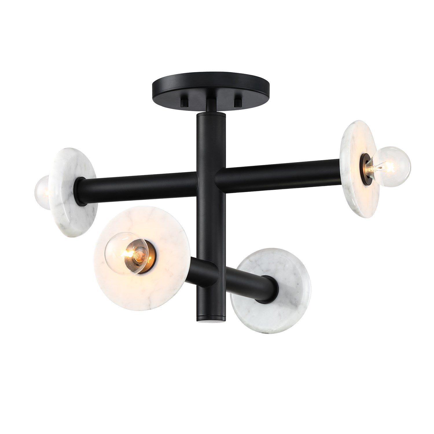 4 Light Semi Flush Mount by Designers Fountain