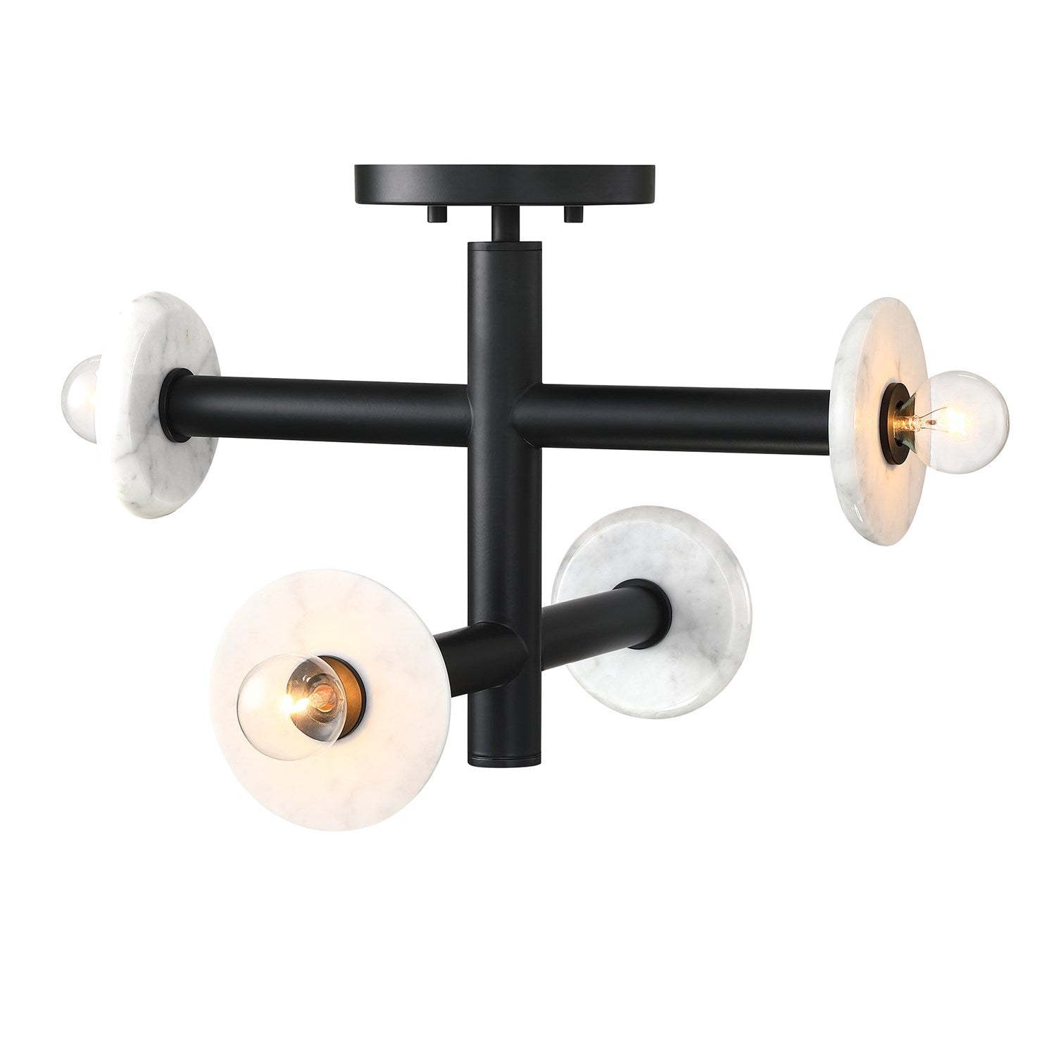 4 Light Semi Flush Mount