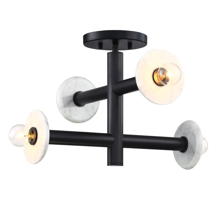 4 Light Semi Flush Mount