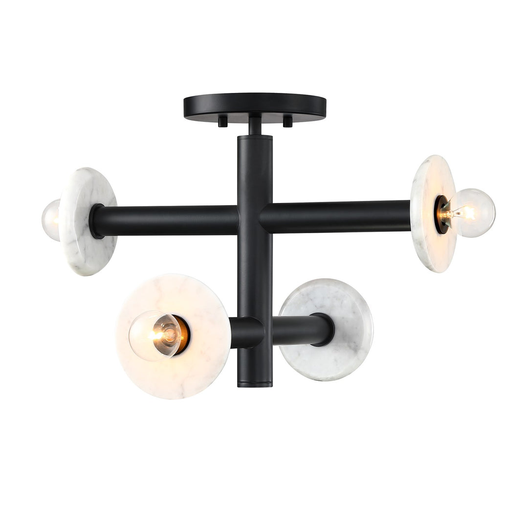 4 Light Semi Flush Mount