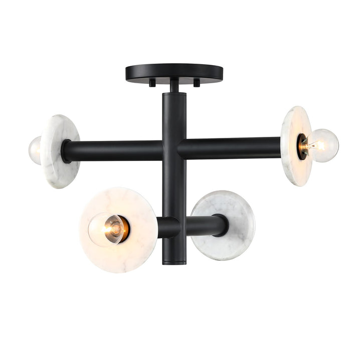 4 Light Semi Flush Mount
