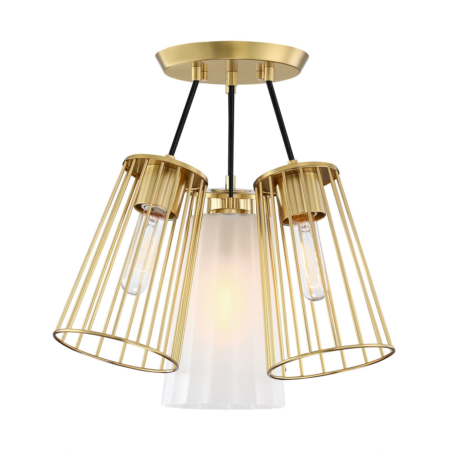 4 Light Semi Flush Mount by Designers Fountain