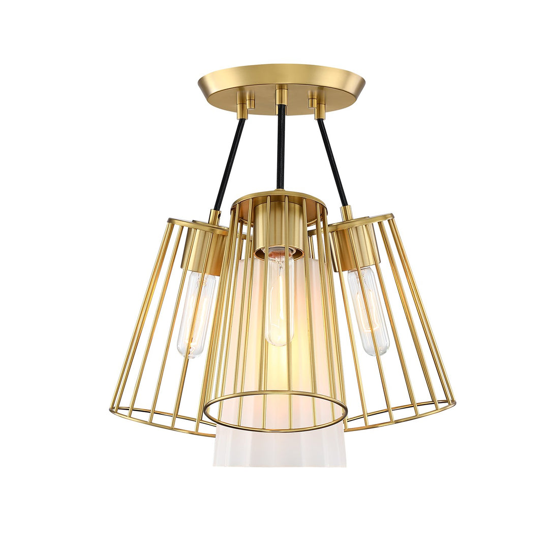 4 Light Semi Flush Mount