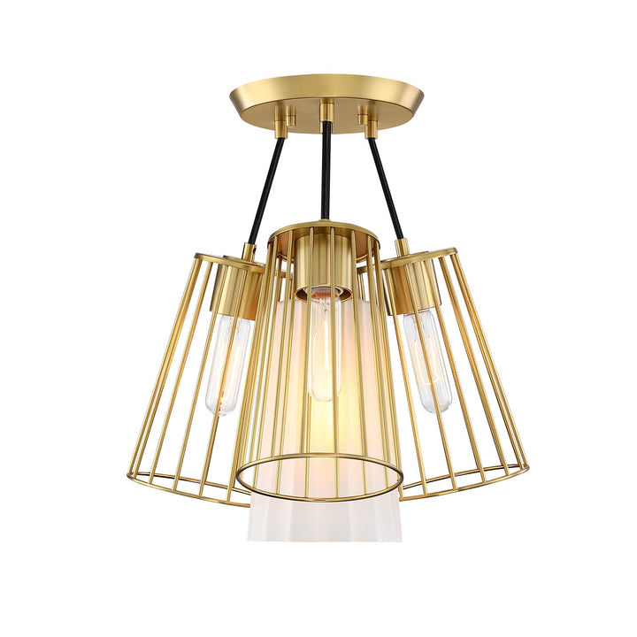 4 Light Semi Flush Mount